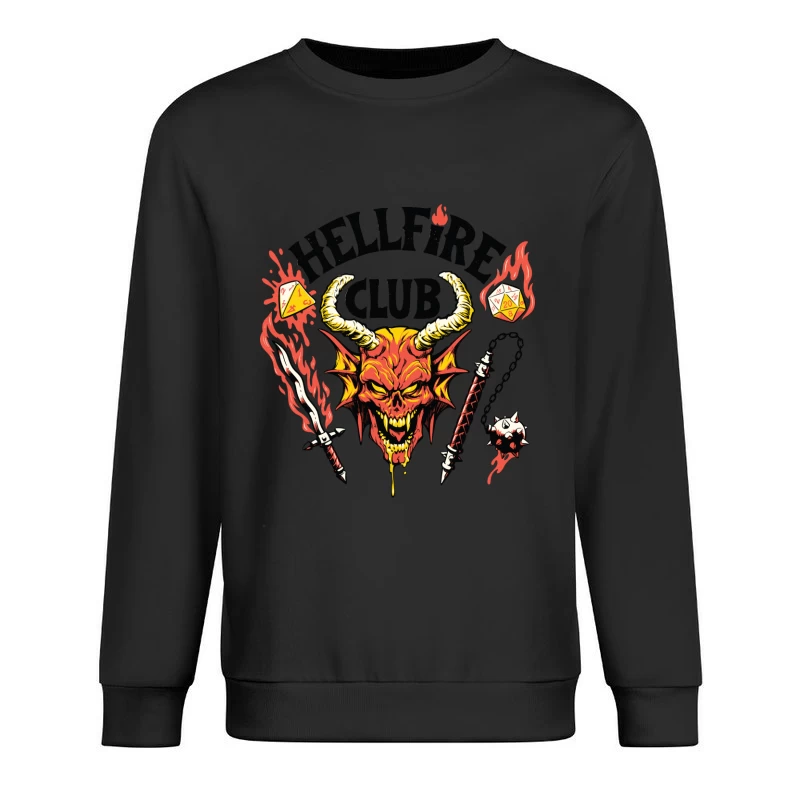 Hellfire Club Logo Design Male Pullover Sweatshirt