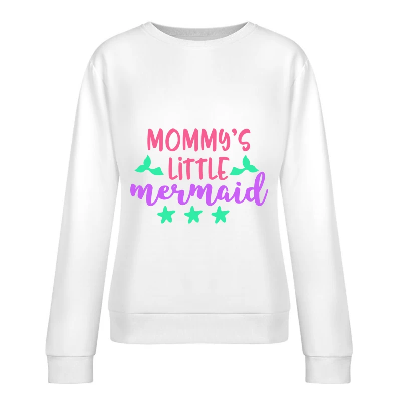 Enfant petite sirène mignonne Femme Sweat-shirt à enfiler