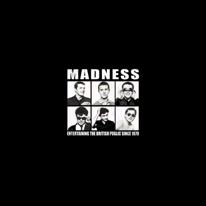 Vintage Portrait Collection of British Ska Band Madness - Since 1979 Coffee Mug