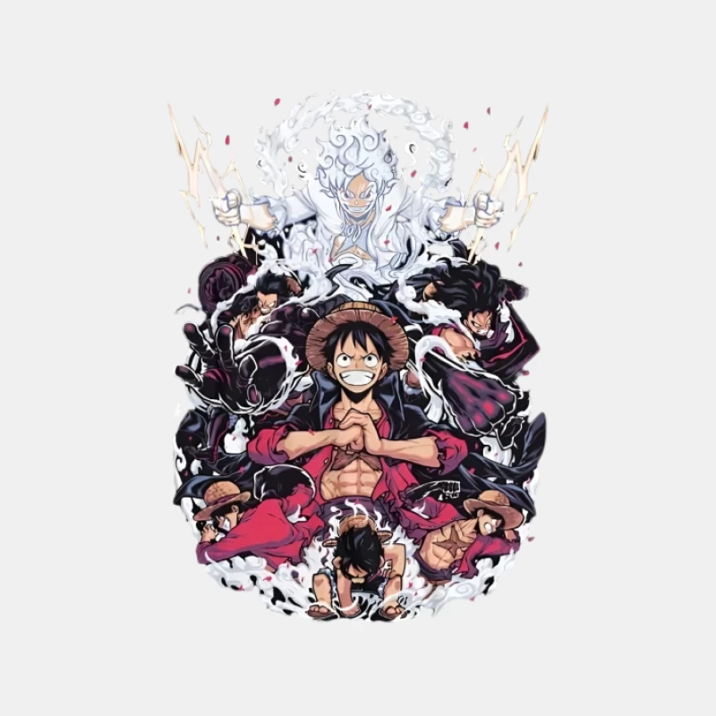 Charakter-Transformationen aus Manga-Serie Herren Tanktops