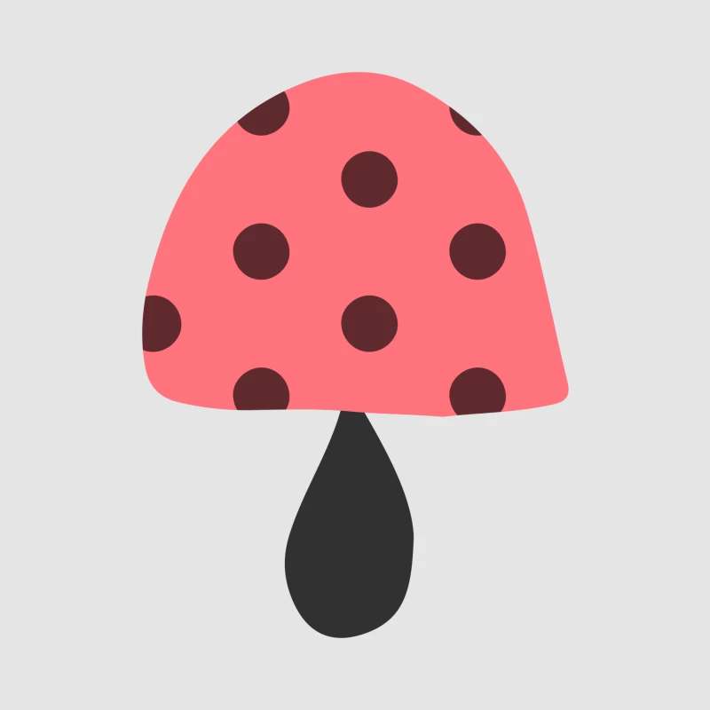 Champignon mignon à pois rouges Homme Sweat à capuche