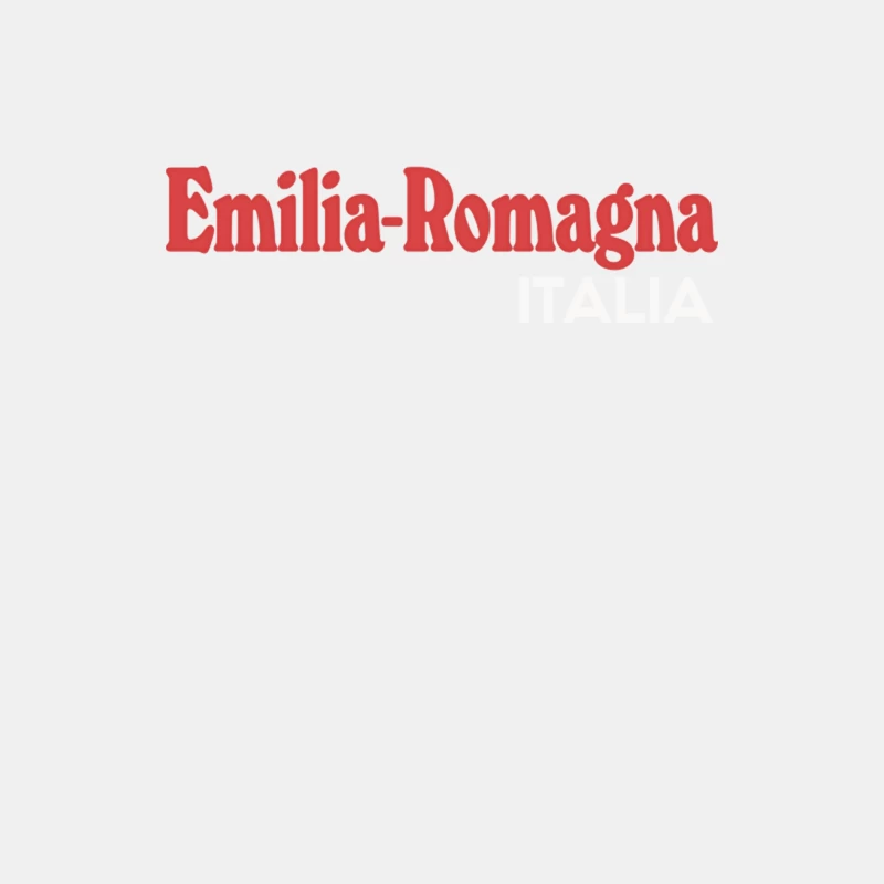 Emilia-Romagna Italia  Retro Italian Region Typography Design Male Tank Top