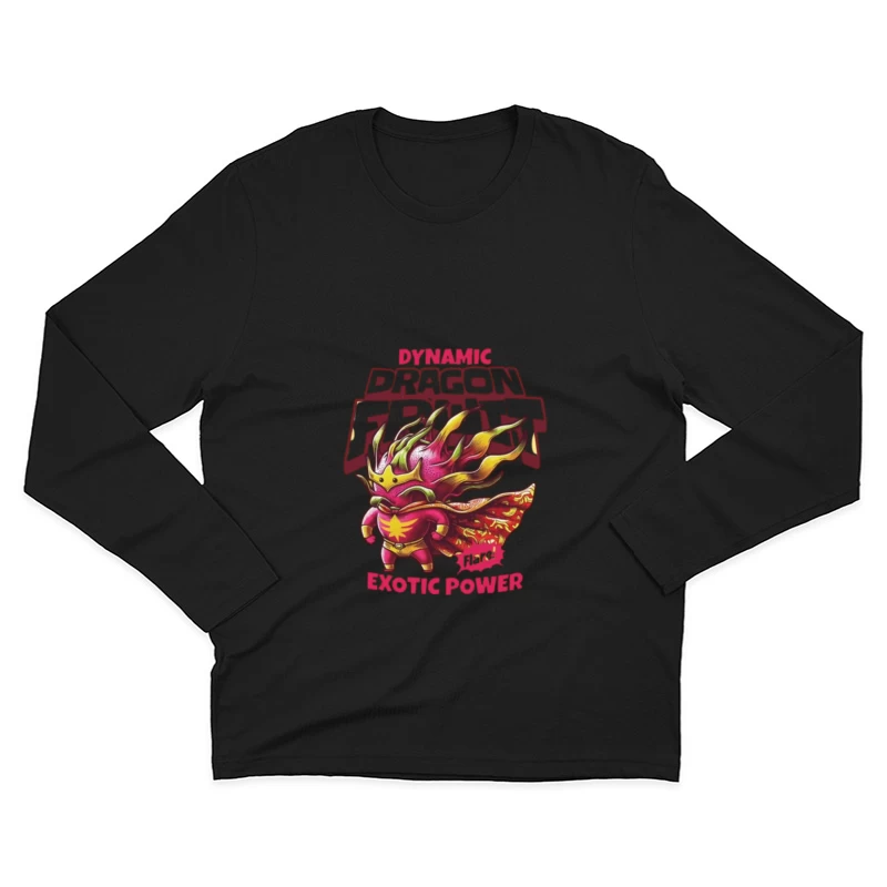 Dynamic Dragon Warrior: Exotic Power Gaming Character Design Male Long Sleeve T-Shirt