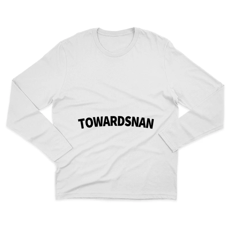 Optische Täuschung Text Herren Langarm T-Shirt