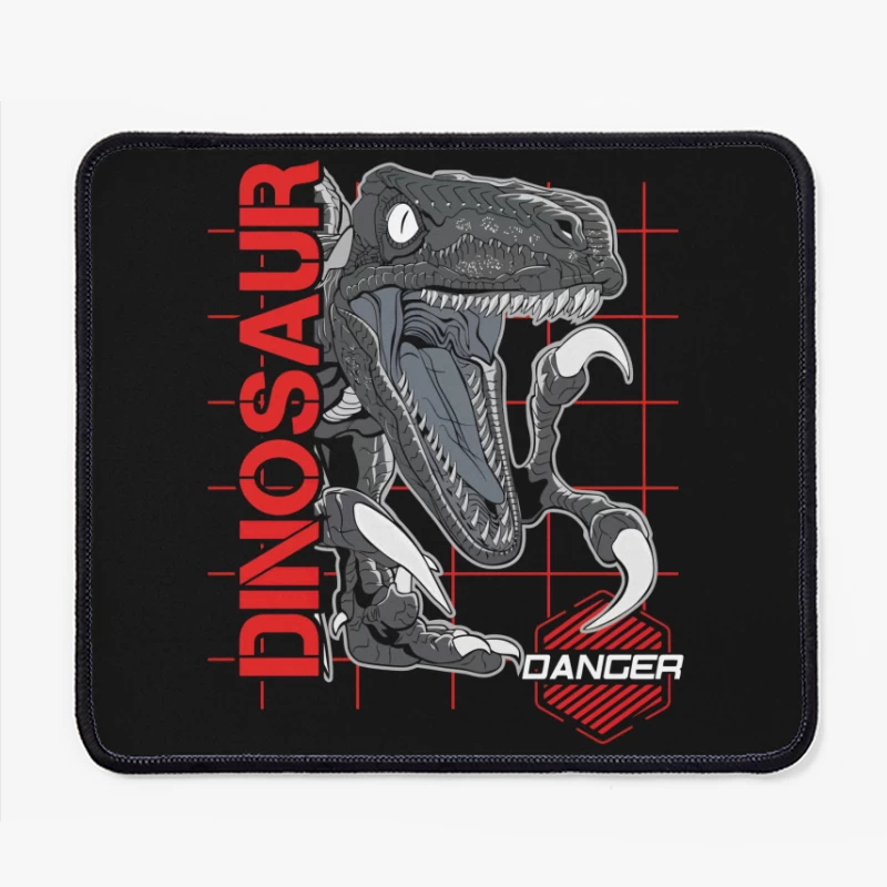 Prehistoric Predator – Velociraptor in Action Mouse Pad