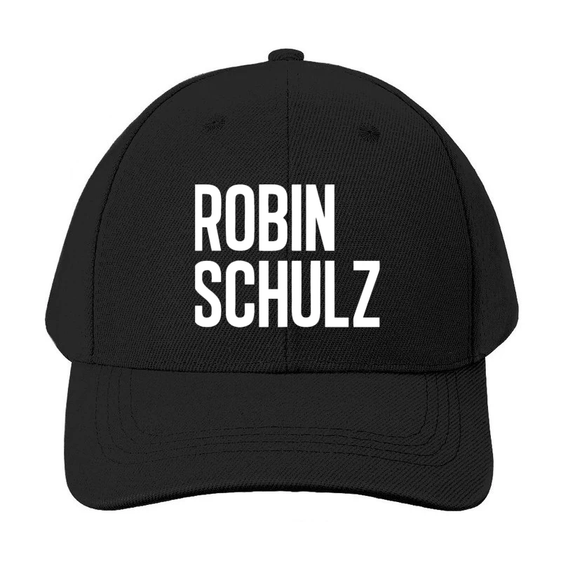 Robin Schulz Text Outline Typography Baseball Cap