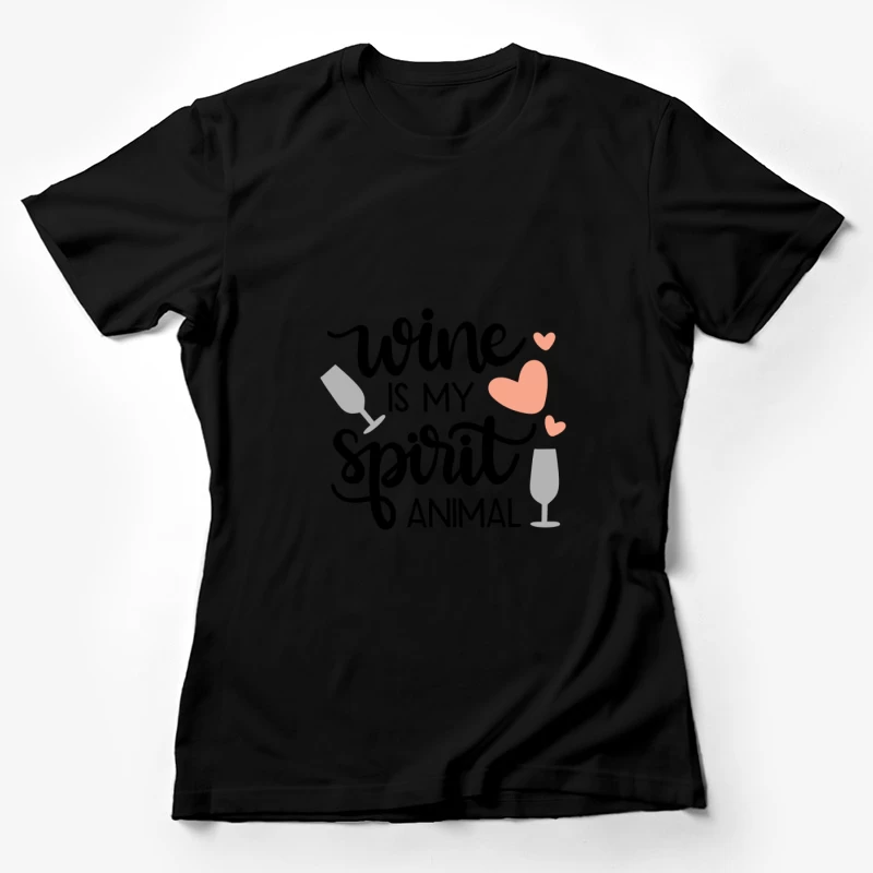 Coupes de champagne avec coeurs Femme T-Shirt