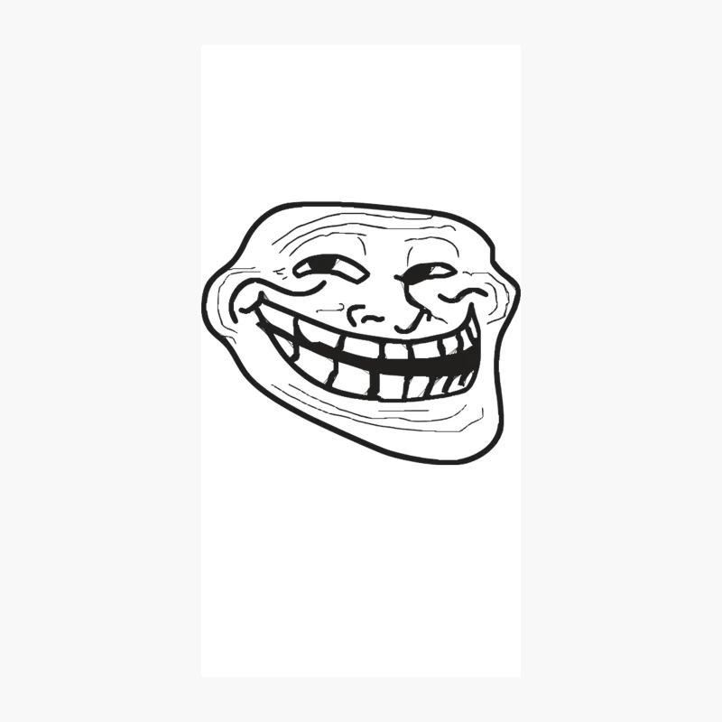 troll face iPhone Case