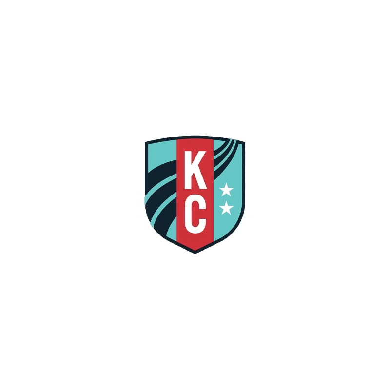 KC Sports Shield Logo with Stars Coffee Mug