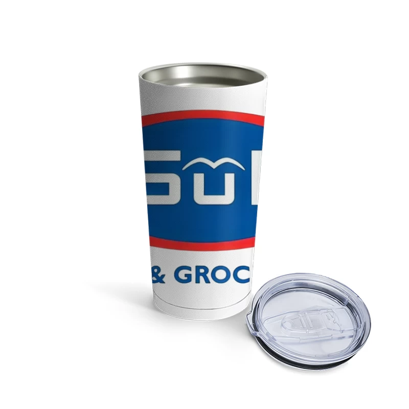 Gull Gas Station and Grocery Store Brand Logo Travel Mug