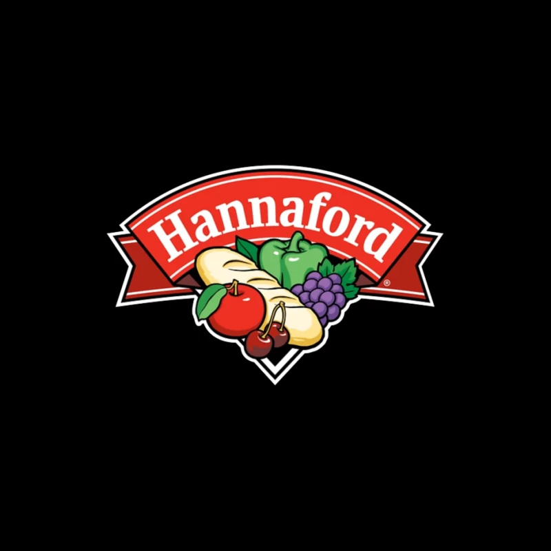 Hannaford Supermarket Logo with Fresh Produce Design Pin