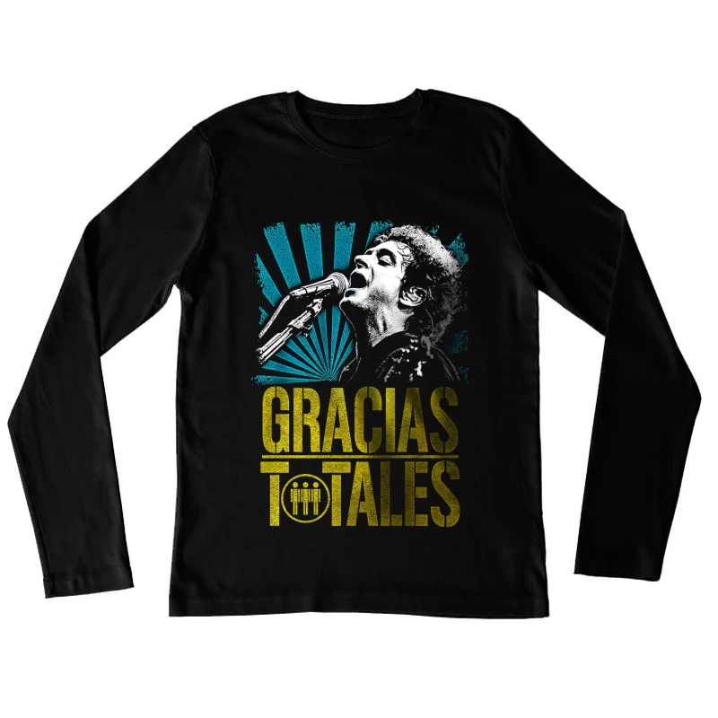 Soda Stereo Gracias Totales Retro Female Long Sleeve T-Shirt