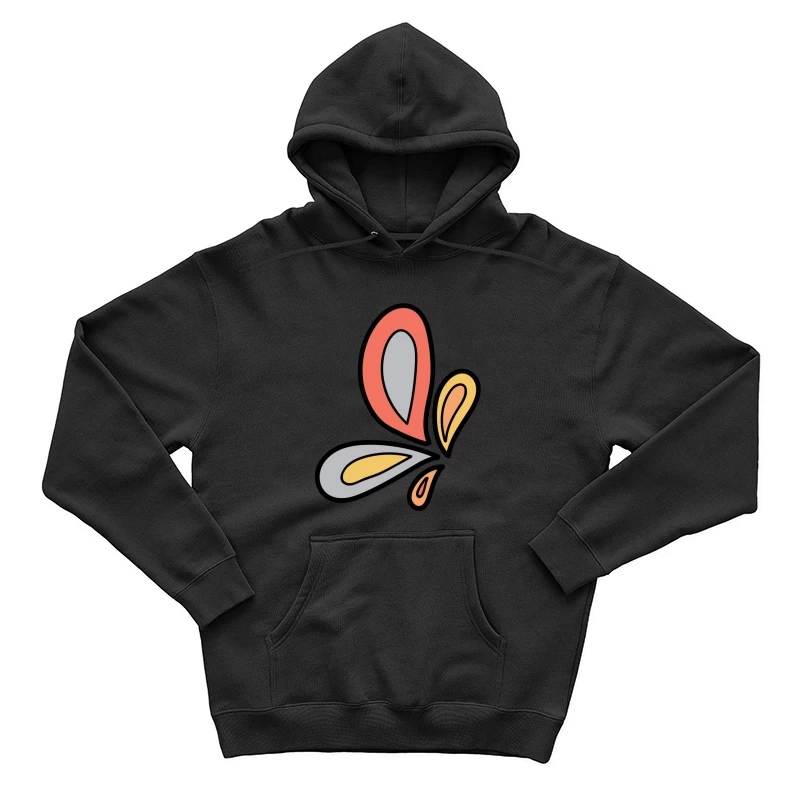 Papillon abstrait coloré Homme Sweat à capuche