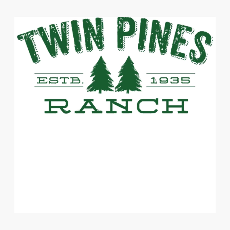 Twin Pines Ranch Throw Pillow