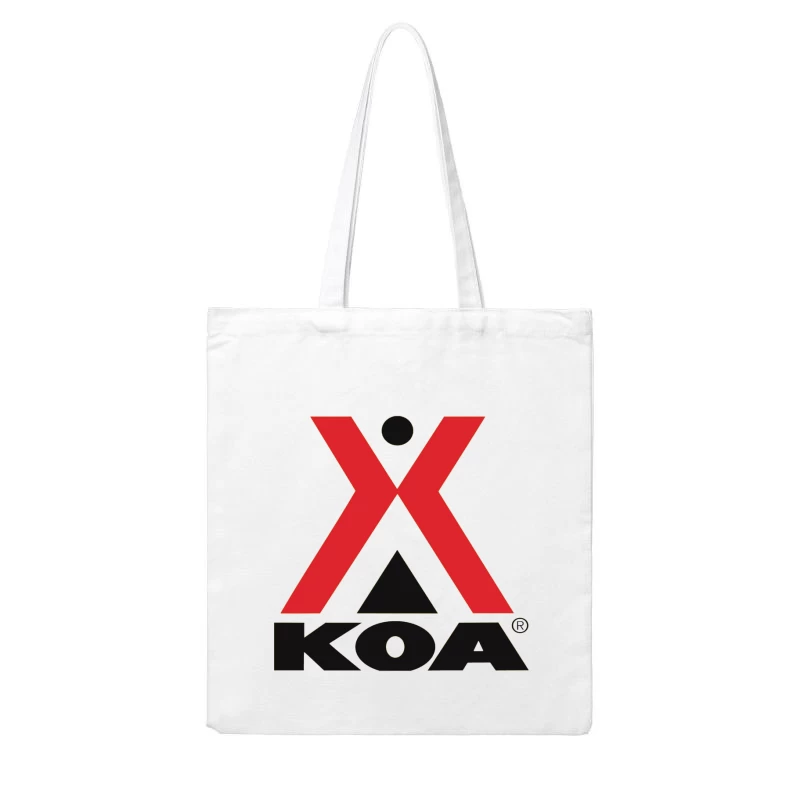 KOA (Kampgrounds of America) Official Logo Design Cotton Tote Bag