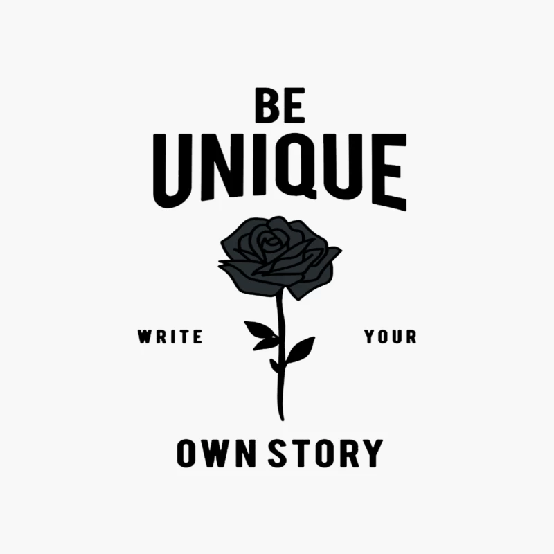 Be Unique - Write Your Own Story Cotton Tote Bag