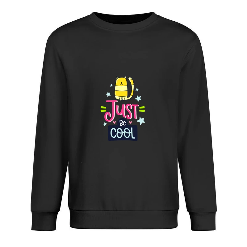 Soyez cool avec un chat mignon Homme Sweat-shirt à enfiler