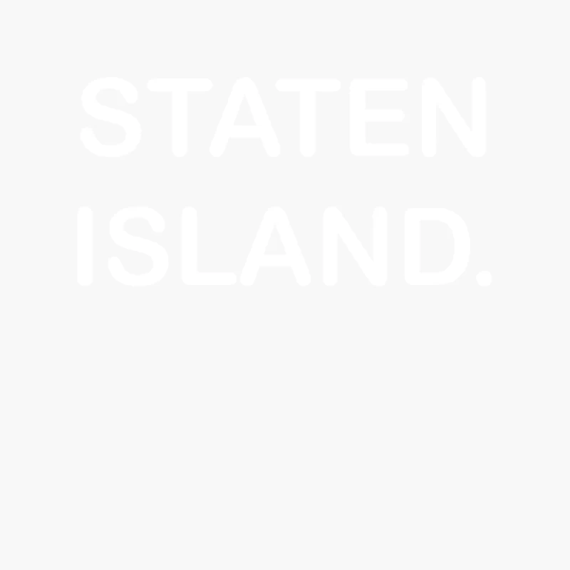 Staten Island Funny Cotton Tote Bag