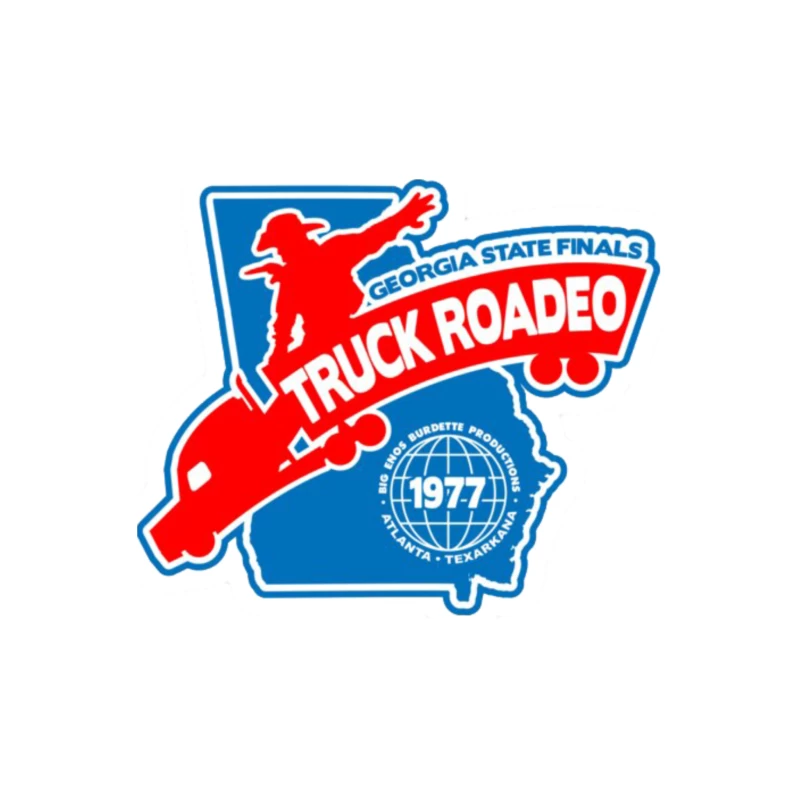 Truck Rodeo Throw Pillow