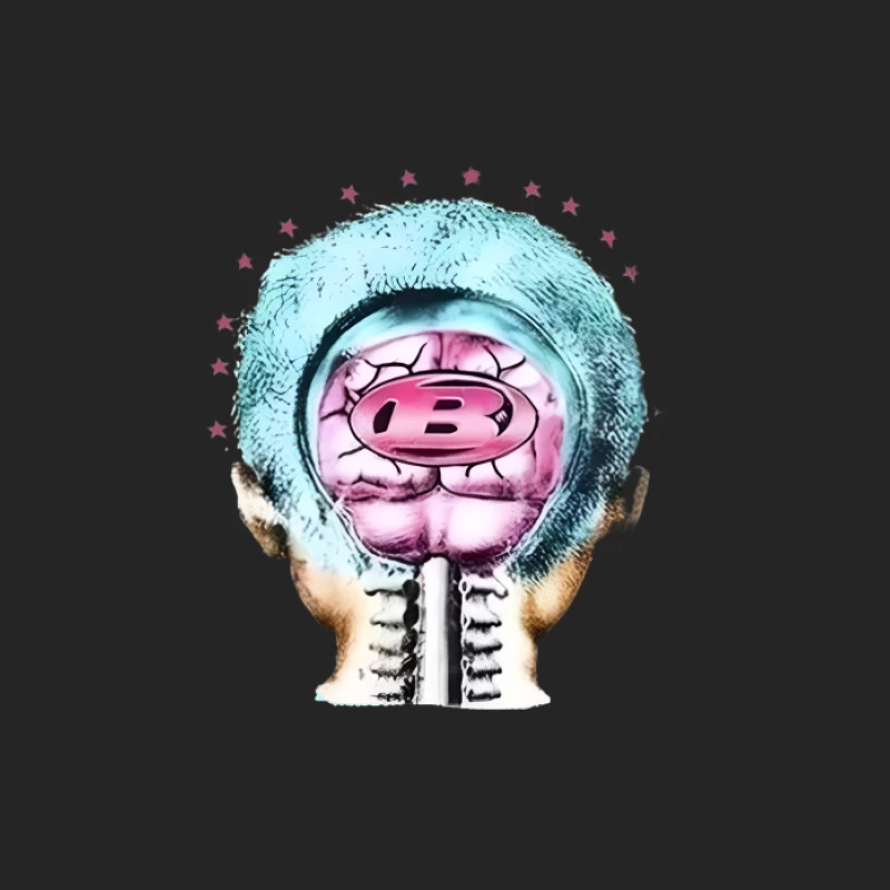 Cerveau Rétro avec Logo Femme Sweat-shirt à enfiler