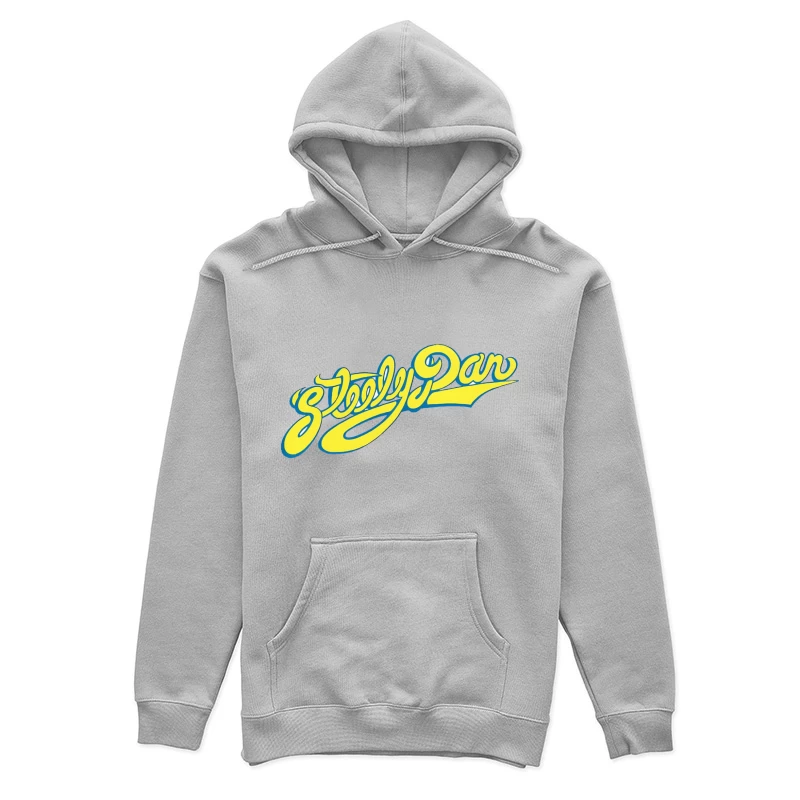 Steely Dan Classic Yellow Cursive Band Logo Female Pullover Hoodie