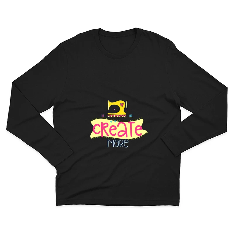 Machine à coudre colorée et créativité Homme Manches Longues T-Shirt
