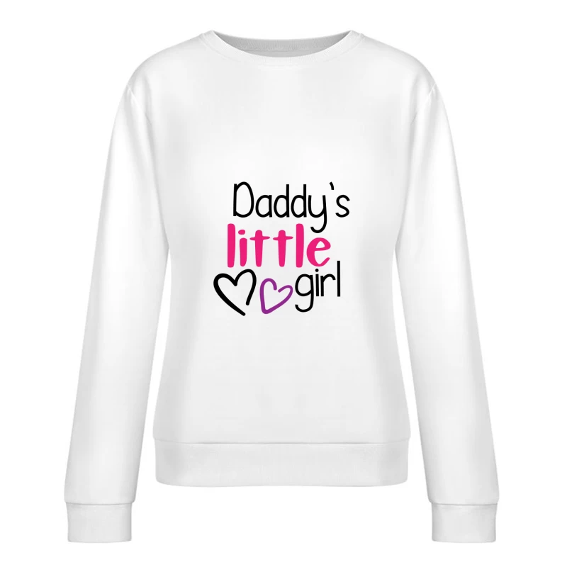 Joli design avec petit cœur Femme Sweat-shirt à enfiler