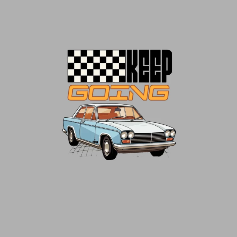 Klassisches Auto mit Motivationsspruch Herren Tanktops