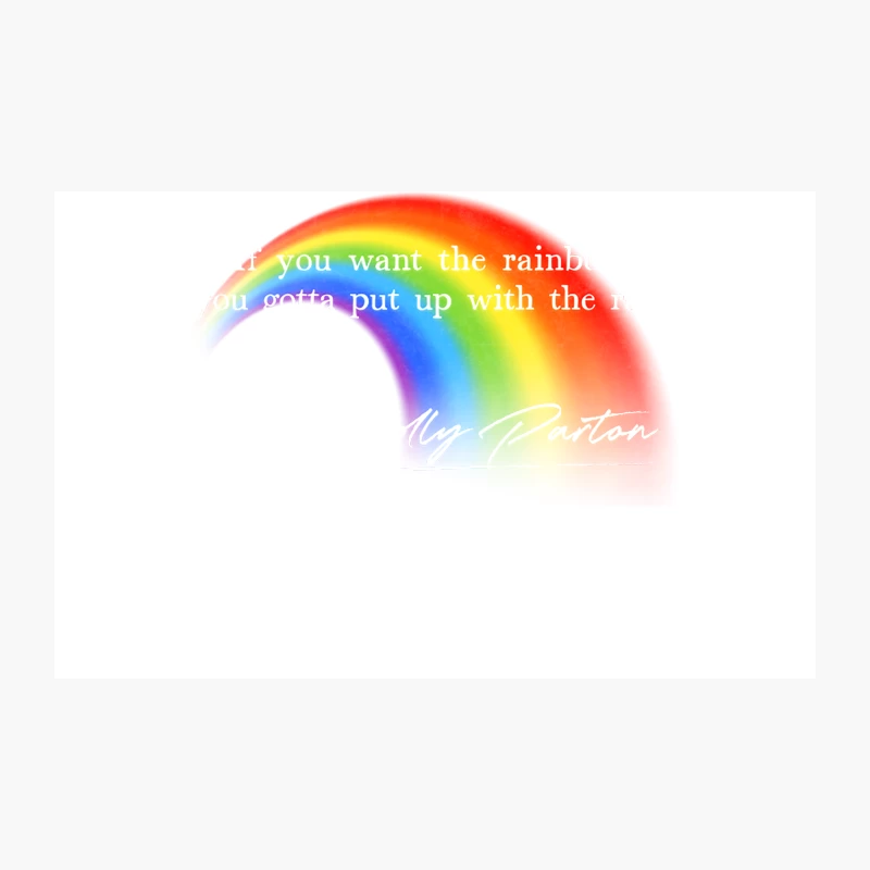 Dolly - Rainbow Quote Design Travel Mug