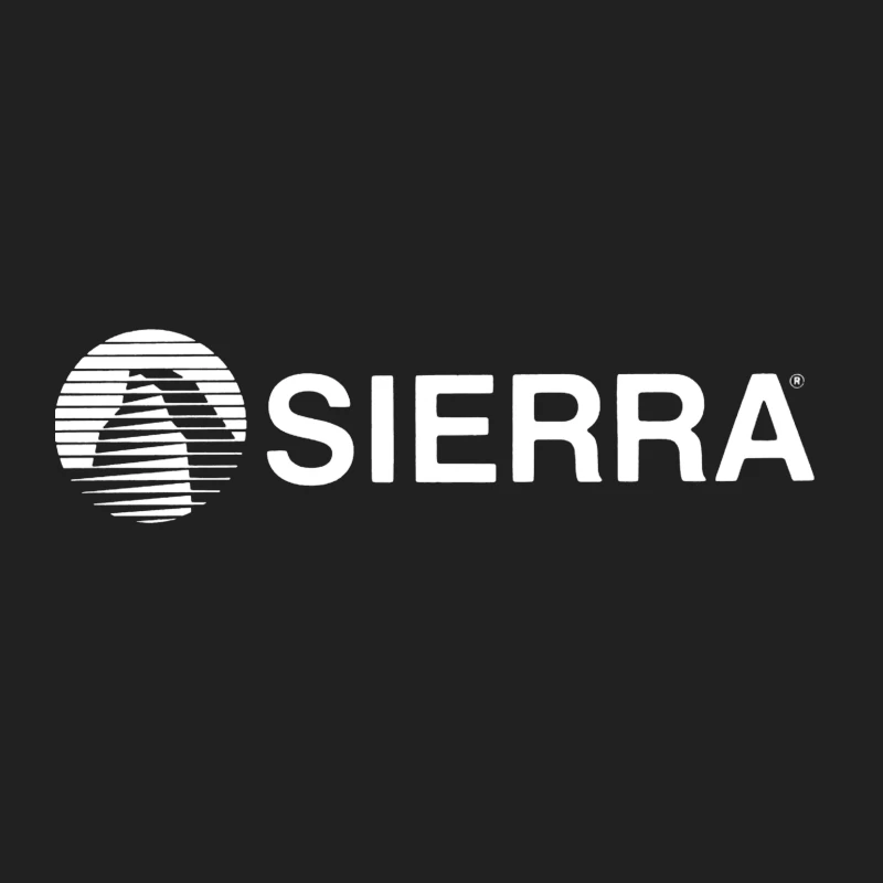 Vintage Sierra Entertainment Company Logo in White Bucket Hat