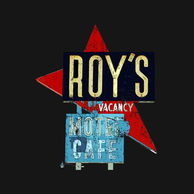 Roy_s Motel & Cafe, distressed Mouse Pad