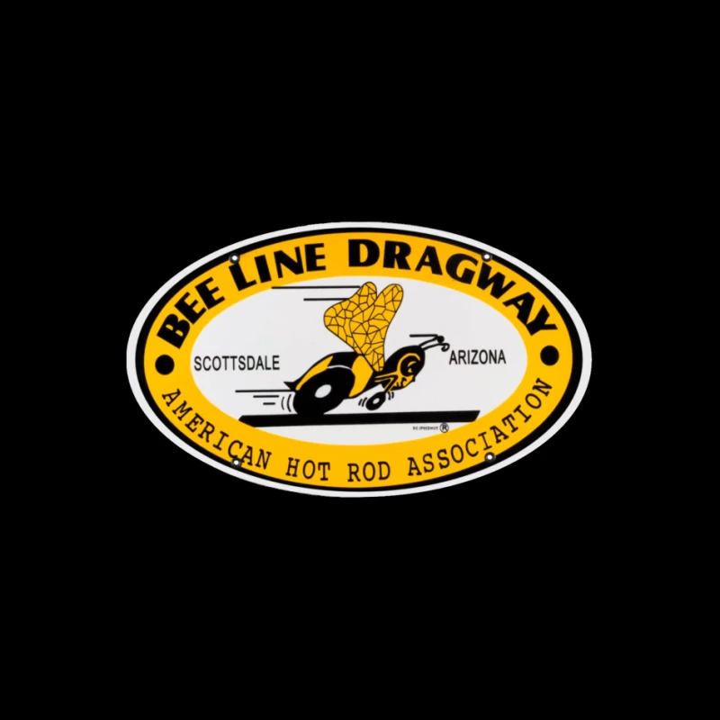 Bee Line Dragway Vintage Pin