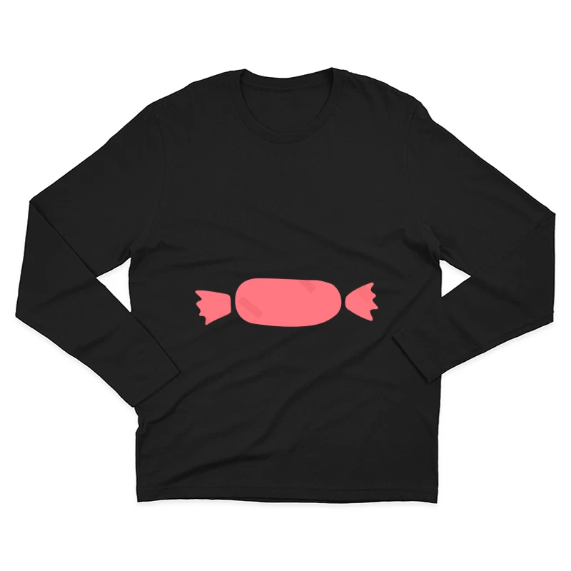 Bonbon rose illustré Homme Manches Longues T-Shirt