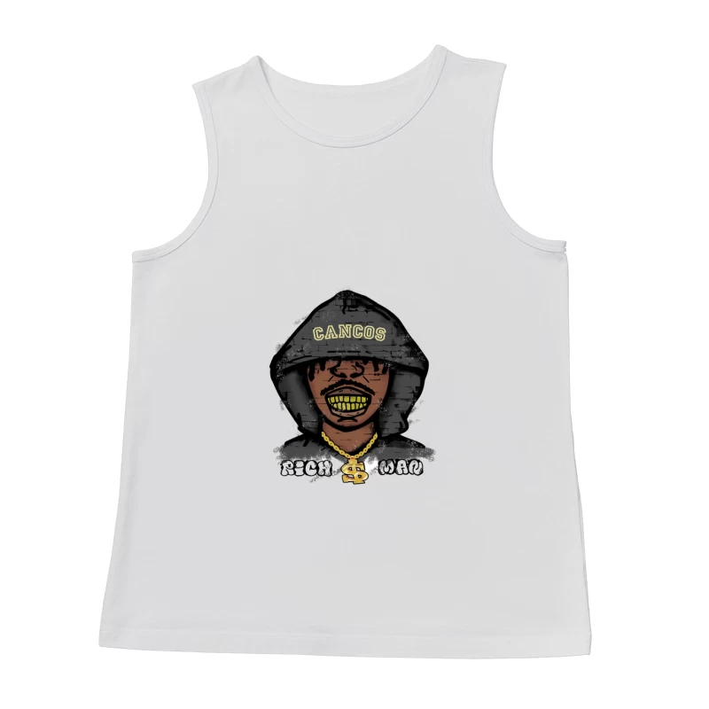 Street Art Charakter mit Kapuze Herren Tanktops