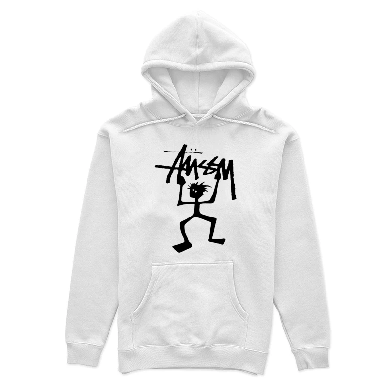 Graffiti-Kunst mit Strichfigur Damen Pullover Hoodie