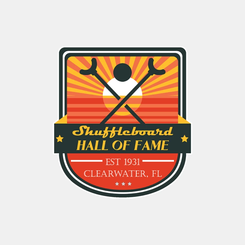 Shuffleboard Hall of Fame Male Tank Top