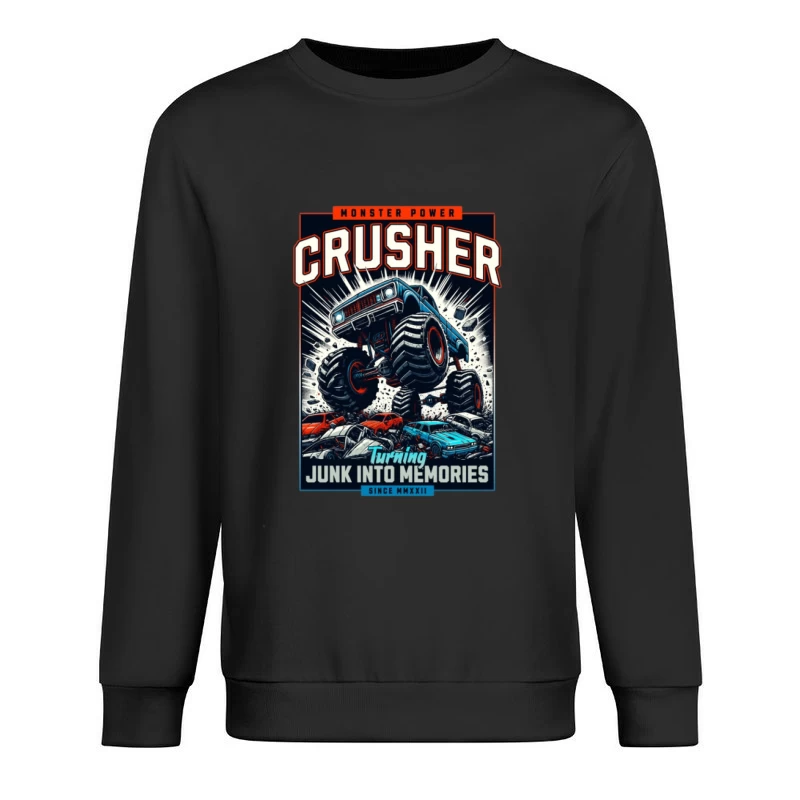 Art du Camion Monstre Écraseur Homme Sweat-shirt à enfiler