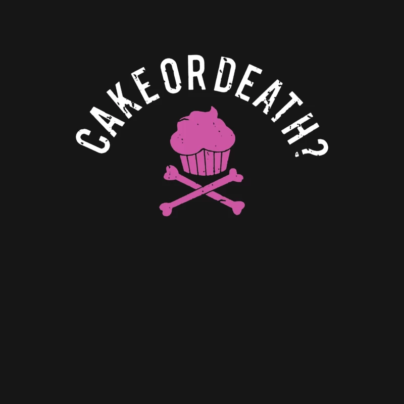 Cake or Death Theme Male Long Sleeve T-Shirt