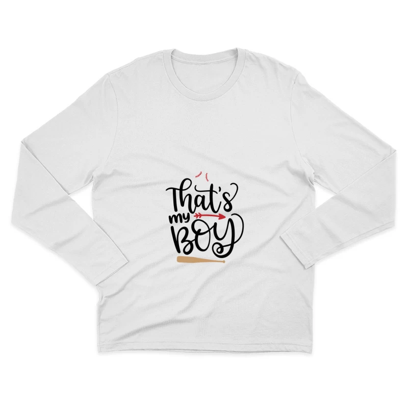 Design de baseball pour garçon Homme Manches Longues T-Shirt