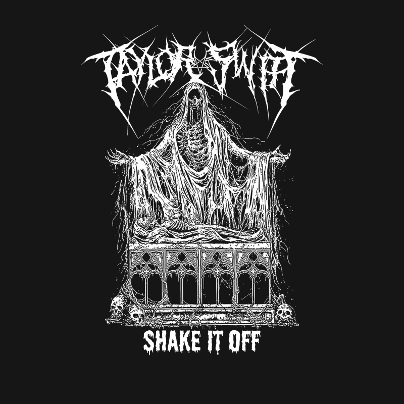 Taylor Swift Metal Shake It Off Male T-Shirt