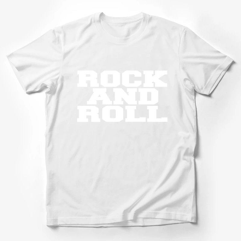 ROCK AND ROLL funny Male T-Shirt