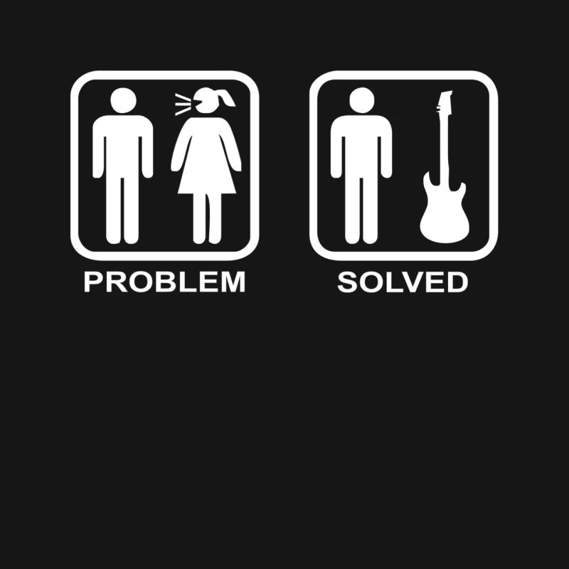 Problem Solved Guitar Mouse Pad