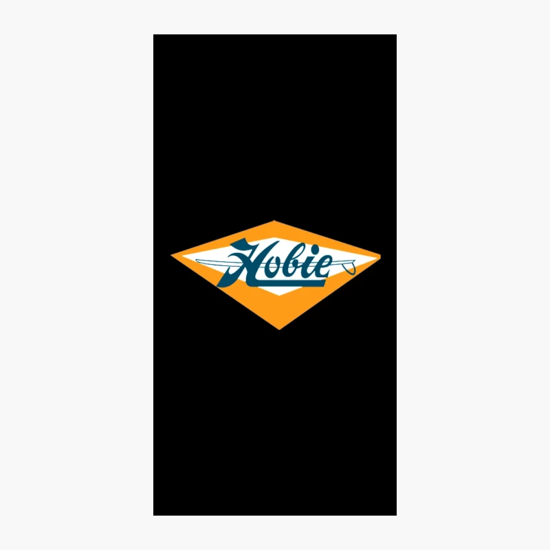 Retro Orange Diamond Hobie Water Sports Logo iPhone Case