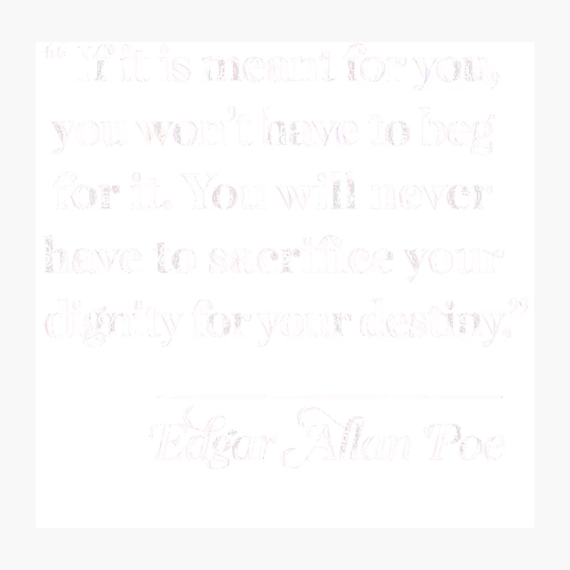 Edgar Allan Poe Quote Throw Pillow