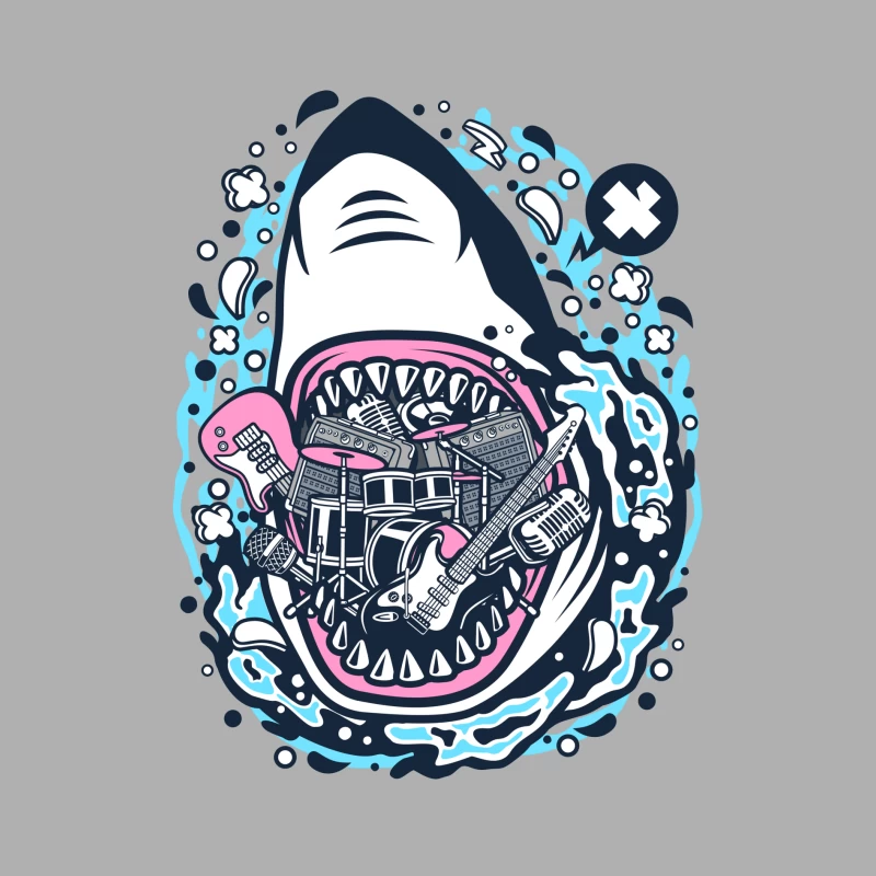 Requin musical fusion Homme Débardeur
