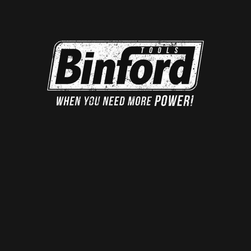 Vintage Binford Tools Logo with Power Slogan Female Long Sleeve T-Shirt