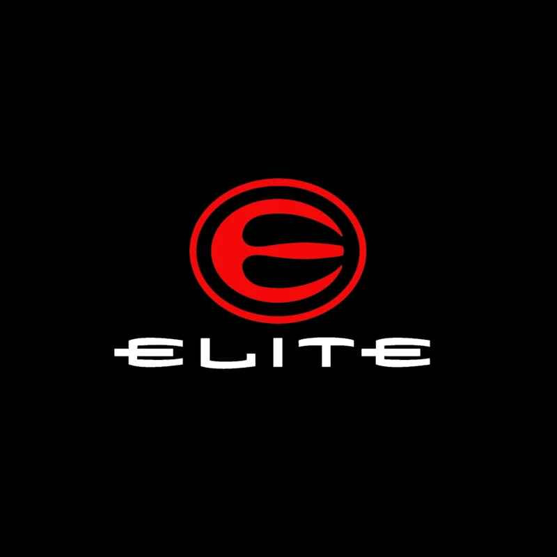 Elite Automotive Company Red Logo Design Desk Mat