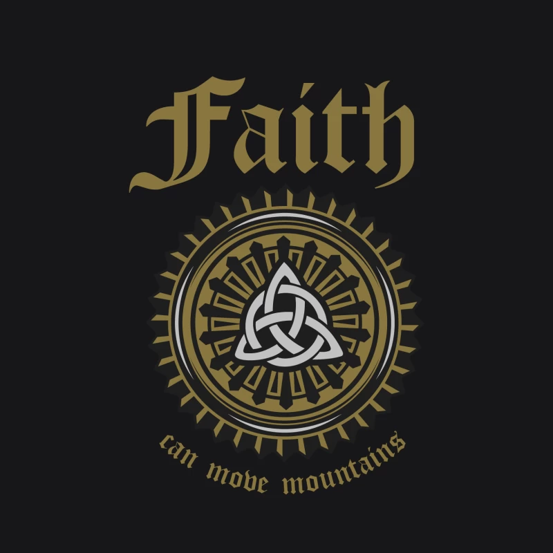 Symbole de Foi et Triquetra Femme Sweat à capuche