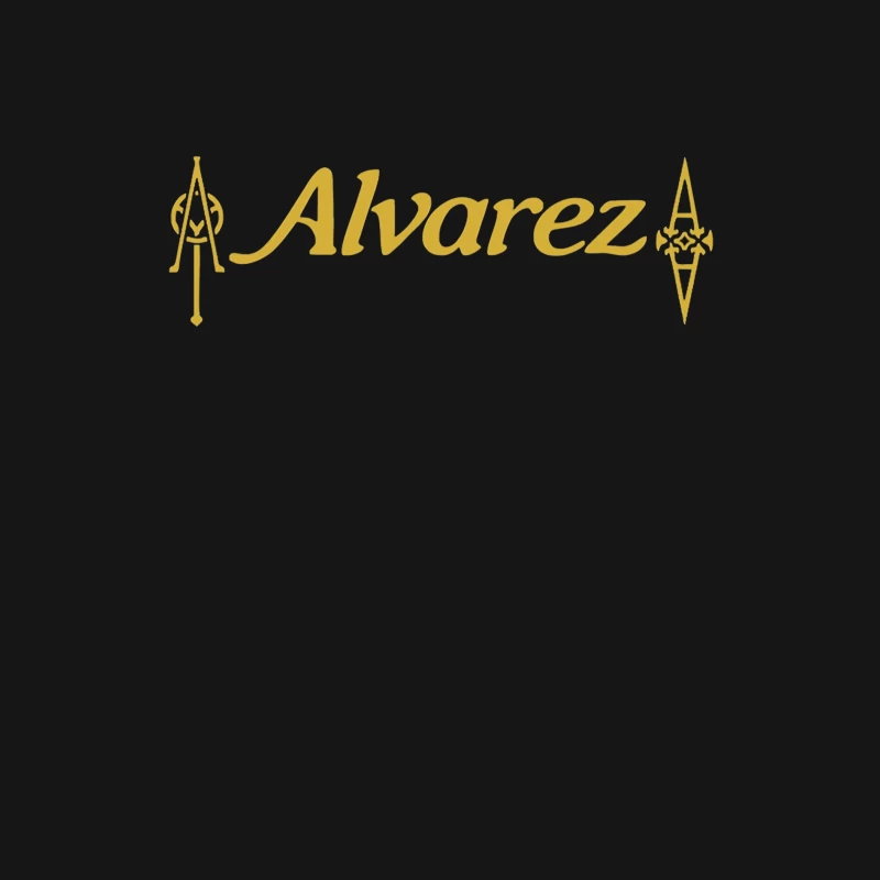 Alvarez Guitar Company Gold Logo Design Female Long Sleeve T-Shirt