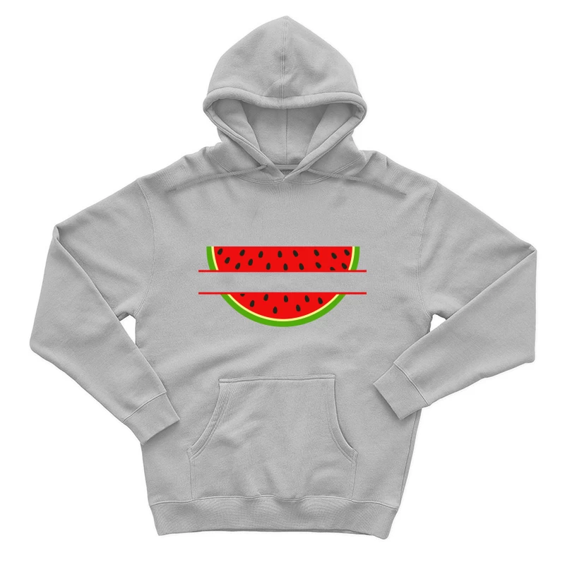 Logo de pastèque coloré et moderne Homme Sweat à capuche